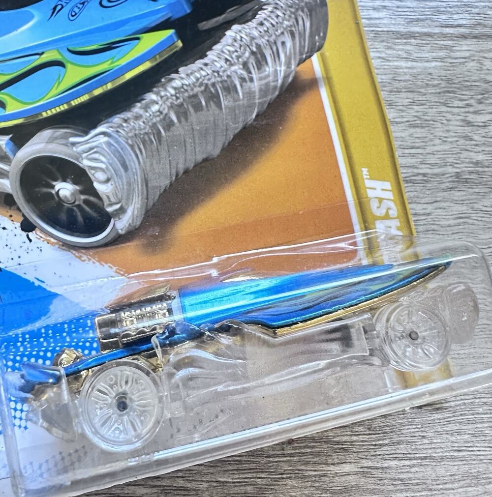 2012 Hot Wheels #29 New Models 29/50 MAD SPLASH Blue w/ClearWheels New H18